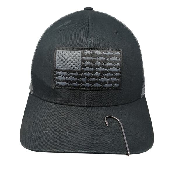 Columbia Performance Fishing Gear Fitted Trucker Hat Black One Size Embroidered - Picture 1 of 8